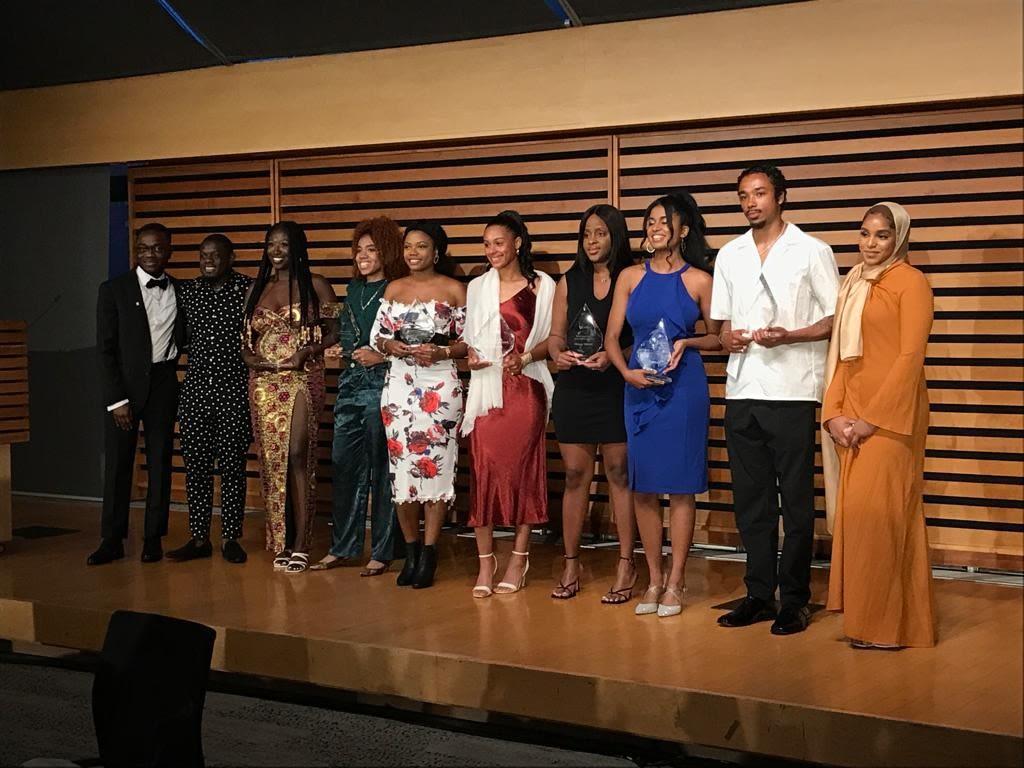 Award winners at the Black Youth Gala